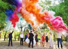 Цветной дым для свадьбы в Иркутске