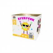 Высота: 35 м<br>
      Калибр: 1<br>
      Кол-во залпов: 36<br>
      Время работы: 39 сек<br> <br>
Очень красивый салют на 36 выстрелов
.. Фейерверк "Бухбусик" ( 36 Х 1") арт. SB132 Сибирские фейерверки - Батареи салютов в Иркутске