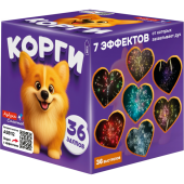 Фейерверк "Корги" (36 х 0,8") арт. ASB112 Сибирские фейерверки - Салюты и фейерверки на свадьбу заказать в Иркутске