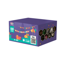 Фейерверк "Обалденный" (100 х 0,8") арт SB126 Сибирские фейерверки  Фейерверк Лимончик 25 x 0,8" в Иркутске