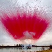 Дневной салют для гендер пати веер (мальчик или девочка) 50 х 1,2" - Батареи салютов в Иркутске